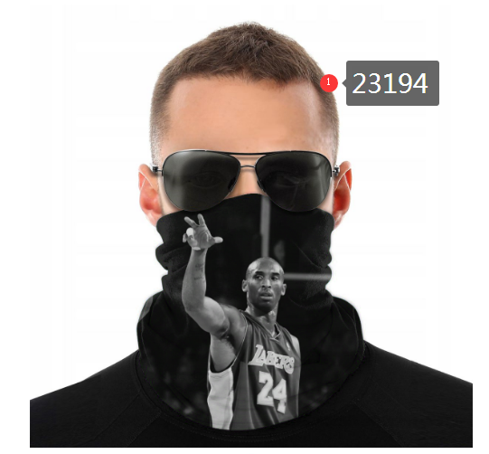 NBA 2021 Los Angeles Lakers #24 kobe bryant 23194 Dust mask with filter->nba dust mask->Sports Accessory